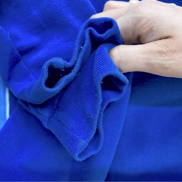 Vintage Jerzees Blue Lake Louise Pullover Hoodie S - Picture 6 of 16